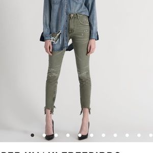 NWT super khaki freebirds high waist skinny jean